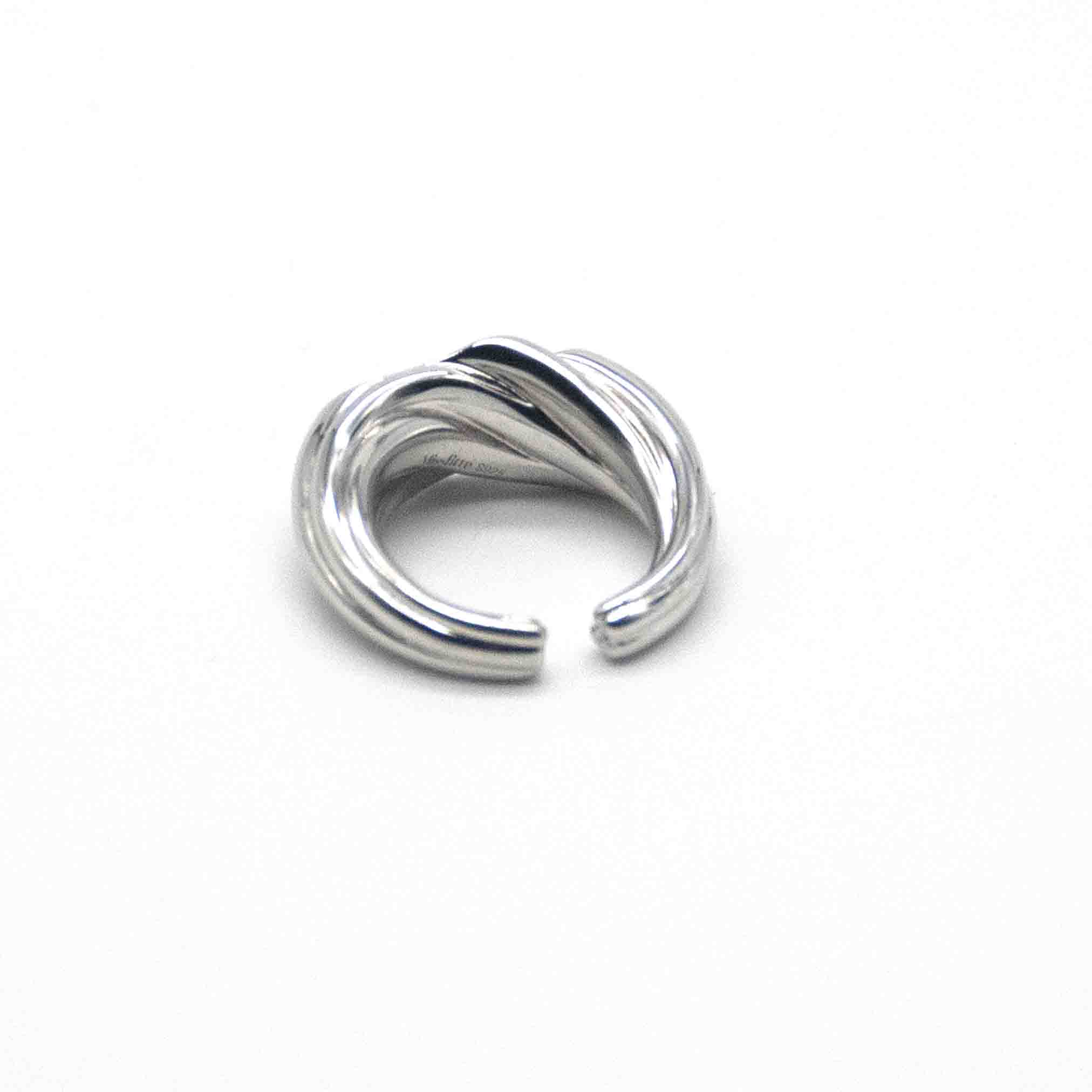 Bold Platform Silver and Gold-Plated Vermeil Ring